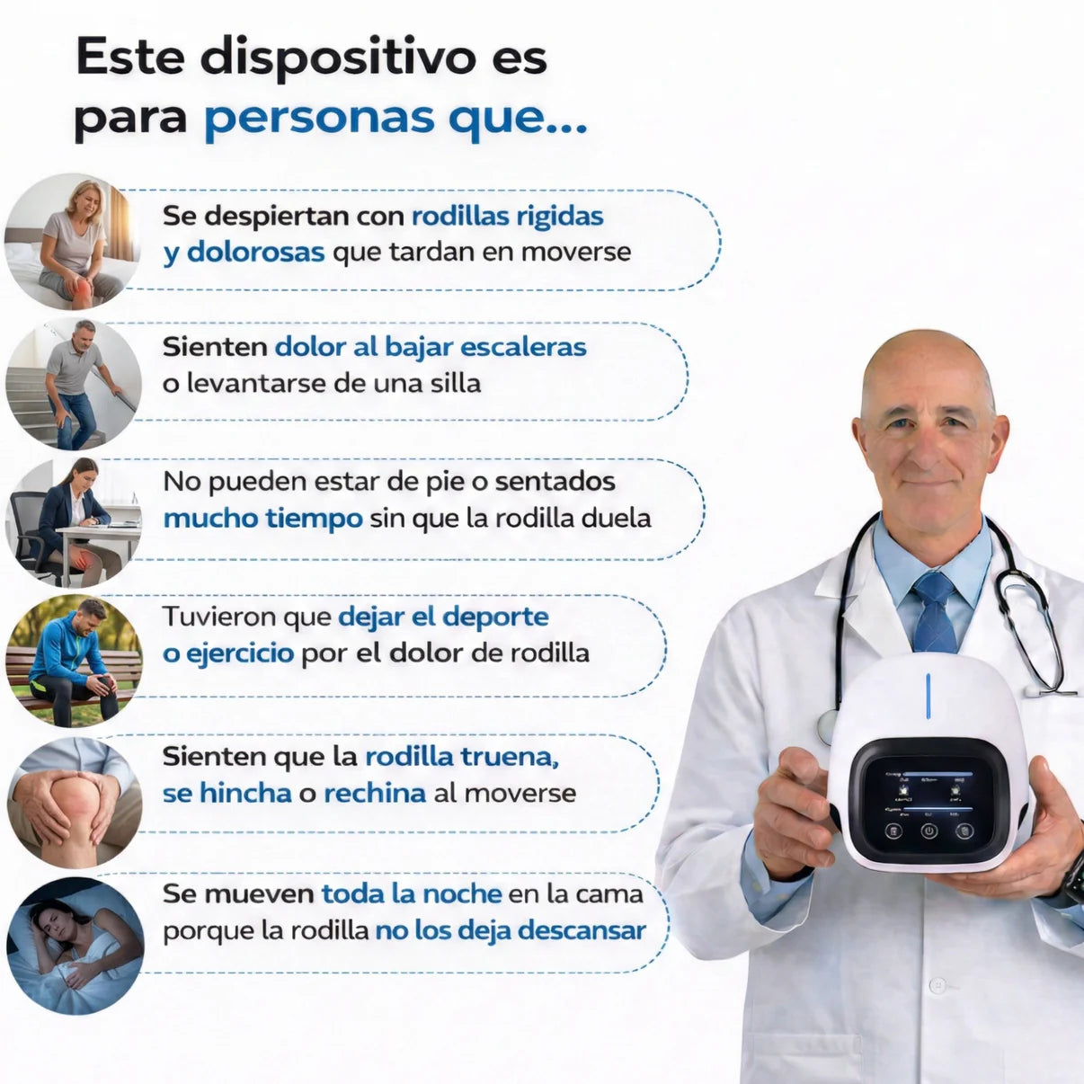 Kalvio™ – Alivio para tus rodillas Sin Pastillas, Inyecciones o Cirugía.