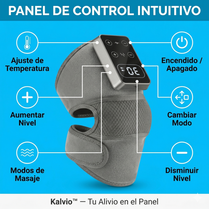 Electric Knee Massager with 3 Levels of Vibration And 5 Levels of Hot Compression Heated Leg Joint Muscle Relaxing Knee Pad